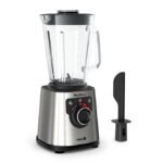 Batidora Moulinex PerfectMix+ LM871D10 de 1200 W, color negro y metal.