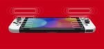 Nintendo Switch (modelo OLED) con base y mandos Joy-Con blancos - Imagen 3