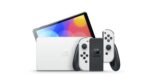 Nintendo Switch (modelo OLED) con base y mandos Joy-Con blancos - Imagen 6
