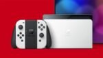 Nintendo Switch (modelo OLED) con base y mandos Joy-Con blancos - Imagen 8