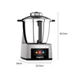 Procesador de alimentos con función de cocción Magimix Cook Expert XL Connect 18914, 1800 W, color platino - Imagen 2