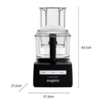 Procesador de alimentos multifunción Magimix CS4200XL negro con exprimidor de cítricos - Imagen 8