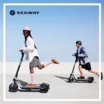 Patinete eléctrico Segway Ninebot E3 Pro E de 400 W, color negro y gris. - Imagen 4